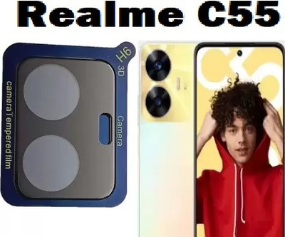 LIKEDESIGN Back Camera Lens Glass Protector for Realme C55(Pack of: 1)