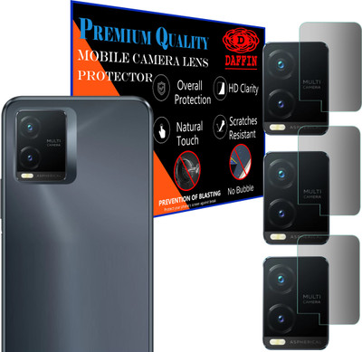 DAFFIN Back Camera Lens Glass Protector for vivo T1X(Pack of: 3)