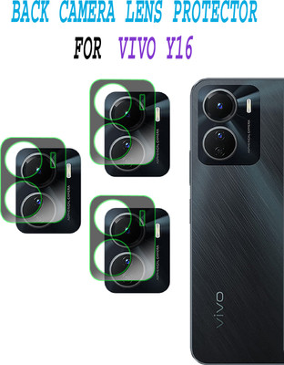 EJZATEX Back Camera Lens Glass Protector for VIVO Y16(Pack of: 3)
