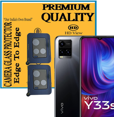 YCHROZE Back Camera Lens Glass Protector for Vivo Y33s(Pack of: 2)