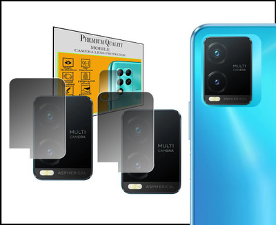 DAFFIN Back Camera Lens Glass Protector for Vivo T1X(Pack of: 2)