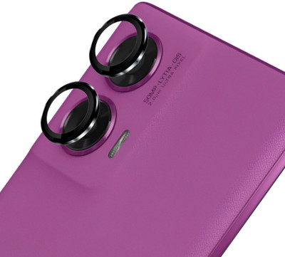 GLAZD Back Camera Lens Ring Guard Protector for Motorola G96 5G, Black Camera Ring For Moto G96(Pack of: 2)