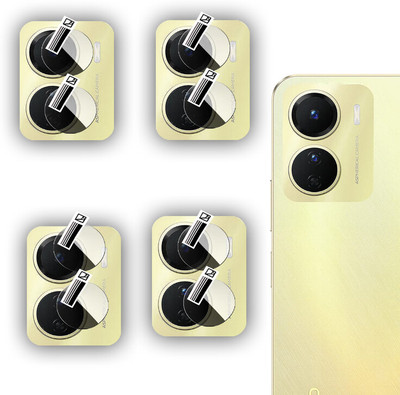 EZGER Back Camera Lens Glass Protector for Vivo Y16(Pack of: 4)