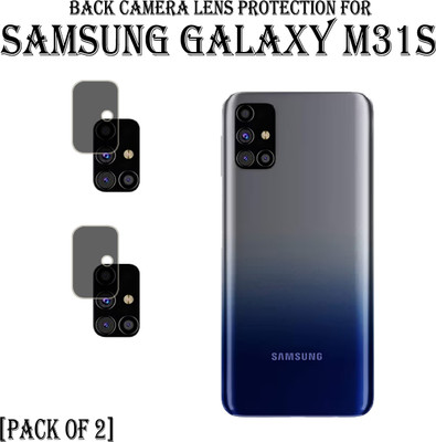 EJZATEX Back Camera Lens Glass Protector for SAMSUNG GALAXY M31s(Pack of: 2)