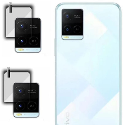 M A ZONE Back Camera Lens Glass Protector for VIVO Y21(Pack of: 2)
