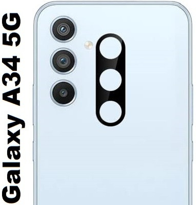 VALKAR Back Camera Lens Glass Protector for SAMSUNG Galaxy A34 5G, Samsung Galaxy A34(Pack of: 1)