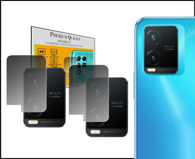 DAFFIN Back Camera Lens Glass Protector for Vivo T1X(Pack of: 2)