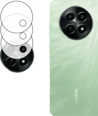 Ejzatex Back Camera Lens Glass Protector for REALME C65 5G, BACK CAMERA LENS PROTECTOR(Pack of: 3)