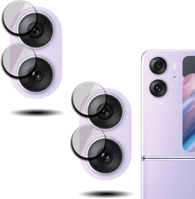 Hi-Cam Back Camera Lens Glass Protector for Oppo Find N2 Flip(Pack of: 2)