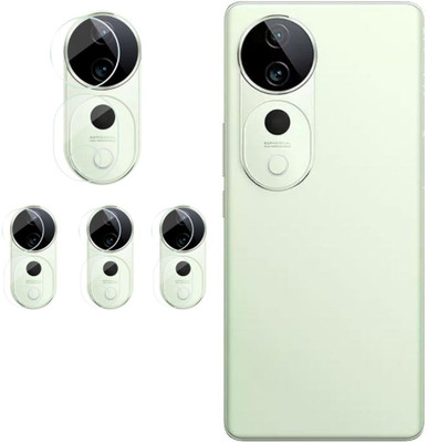 ISAAK Back Camera Lens Glass Protector for Vivo T3 Ultra(Pack of: 4)