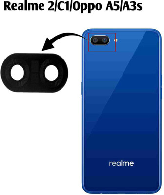 A R Enterprise Back Camera Lens Glass Protector for REALME 2, REALME C1, OPPO A5, OPPO A3S(Pack of: 1)