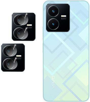 EZGER Back Camera Lens Glass Protector for Vivo Y22(Pack of: 2)