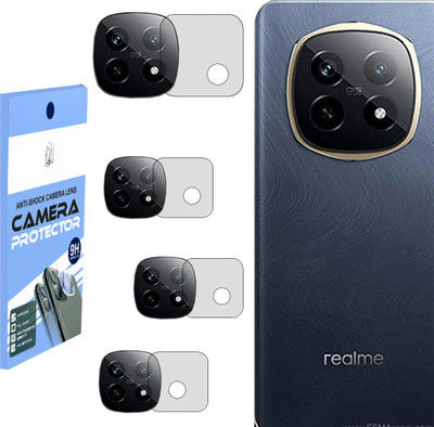 SHIVATRIX Back Camera Lens Glass Protector for REALME P2 PRO 5G, [Unbreakable Flexible Polycarbonate Material](Pack of: 4)