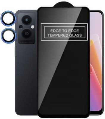 A3sprime Back Camera Lens Ring Guard Protector for OPPO F21s Pro 5G, with Full Coverage Tempered Glass Screen Protector(Pack of: 2)
