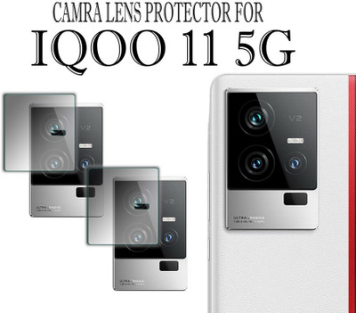 HIRDESH Back Camera Lens Glass Protector for iQOO 11 5G(Pack of: 2)