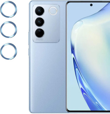 Dallao Back Camera Lens Glass Protector for Vivo V27, Vivo V27 Pro High Definition Full Coverage Camera Metal Ring(Pack of: 1)