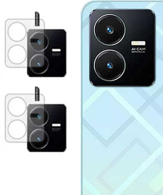 LIGHTWINGS Back Camera Lens Glass Protector for Vivo Y22(Pack of: 2)