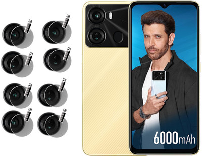 EZGER Back Camera Lens Glass Protector for Itel P40(Pack of: 4)
