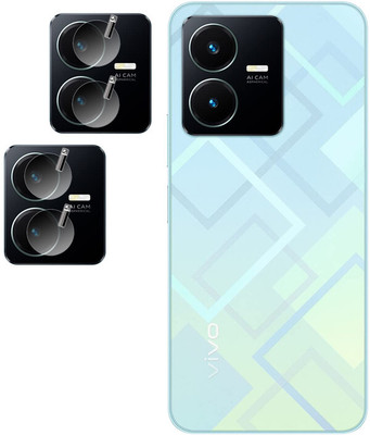 EZGER Back Camera Lens Glass Protector for Vivo Y22(Pack of: 2)