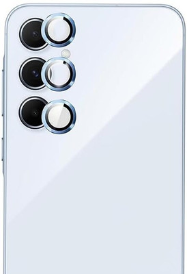 UNIKWORLD Back Camera Lens Glass Protector for Metal Individual Ring Camera Protector for Samsung Galaxy A35 (Sierra blue)(Pack of: 1)