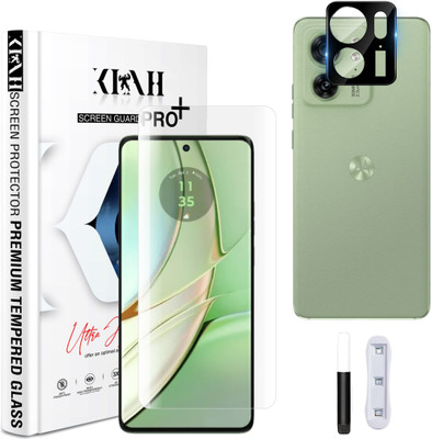 KLAH Back Camera Lens Glass Protector for Motorola Edge 40 5G, with 3D Curved Full Screen Coverage Tempered Glass(Pack of: 1)