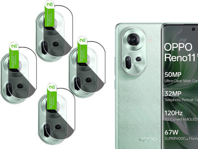 HIDEOUS Back Camera Lens Glass Protector for OPPO Reno 11 5G(Pack of: 4)