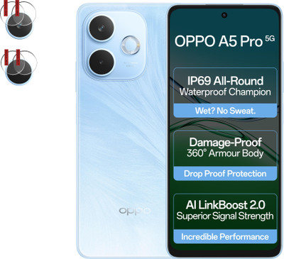 EJZATI Back Camera Lens Glass Protector for OPPO A5 PRO 4G/5G, BACK CAMERA LENS PROTECTOR(Pack of: 2)