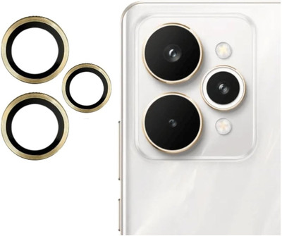 Besmon Back Camera Lens Ring Guard Protector for realme 15 5G Back Camera Lens Ring Guard Protector Frame Glass Gold(Pack of: 1)