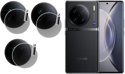 Hideous Back Camera Lens Glass Protector for vivo X90 Pro(Pack of: 3)