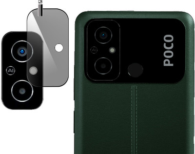 EZGER Back Camera Lens Glass Protector for POCO C55(Pack of: 1)