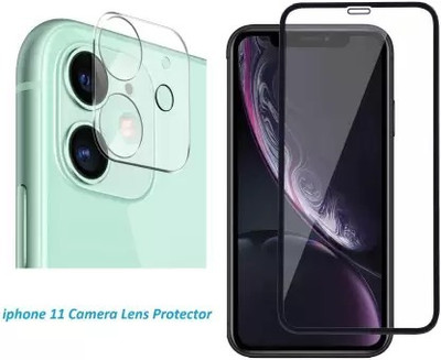 TSHIENTT Front & Back Camera Lens Glass Protector for iPhone 11, Front and Back Tempered Glass for Apple iPhone 11(Pack of: 2)