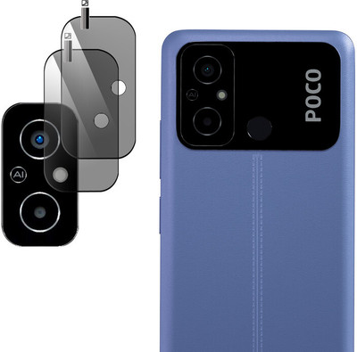 Daffin Back Camera Lens Glass Protector for POCO C55(Pack of: 2)