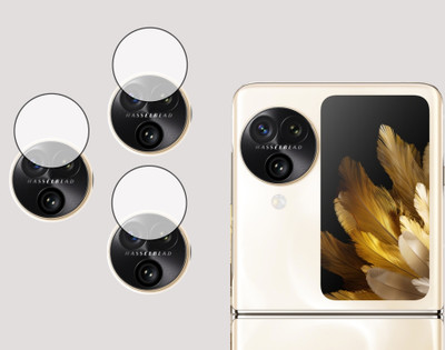 EJZATI Back Camera Lens Glass Protector for OPPO FIND N3 FLIP, BACK CAMERA LENS(Pack of: 3)