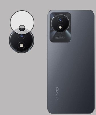 EJZATI Back Camera Lens Glass Protector for vivo Y02t / vivo Y02, BACK CAMERA LENS PROTECTOR(Pack of: 1)