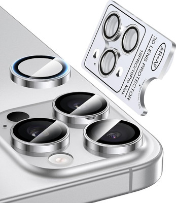 CASELIA Back Camera Lens Glass Protector for iPhone 16 Pro / iPhone 16 Pro Max, iPhone 16 Pro Max camera lens protector(Pack of: 1)