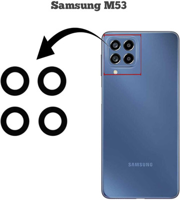 A R Enterprise Back Camera Lens Glass Protector for SAMSUNG M53(Pack of: 1)