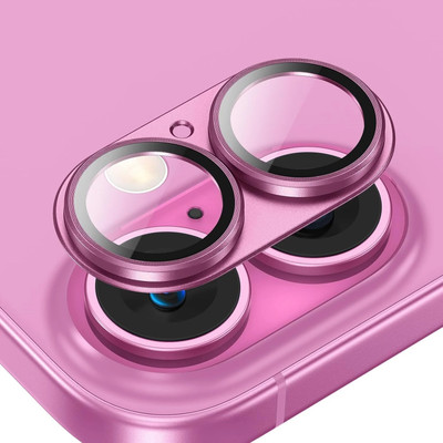 prozzile Back Camera Lens Glass Protector for iPhone 16, iPhone 16 Plus(Pack of: 2)