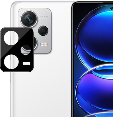 FCure Back Camera Lens Glass Protector for Xiaomi Redmi Note 12 Pro+ 5G, 3D Black, Glossy Finish(Pack of: 1)