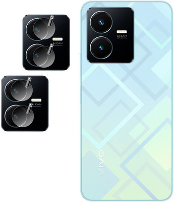 Hideous Back Camera Lens Glass Protector for Vivo Y22(Pack of: 2)