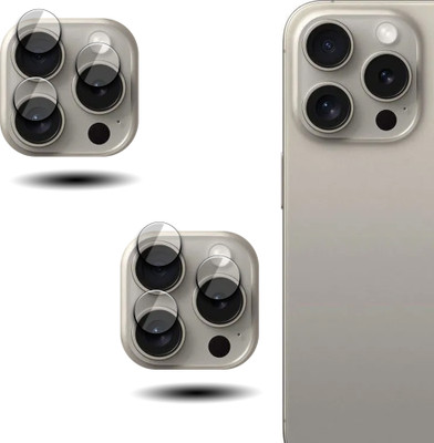 Mobtek Back Camera Lens Glass Protector for - Apple iPhone 15 Pro Max(Pack of: 2)