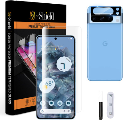 MS-Shield Back Camera Lens Glass Protector for Google Pixel 8 Pro 5G, with 3D Curved Full Screen Coverage Tempered Glass(Pack of: 1)