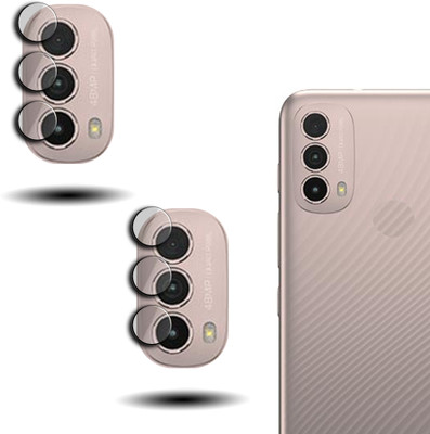 Hi-Cam Back Camera Lens Glass Protector for Motorola Moto E40(Pack of: 2)