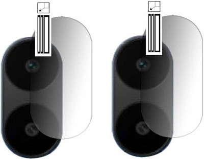 DOUMOF Back Camera Lens Glass Protector for POCO C50 CAMERA(Pack of: 2)