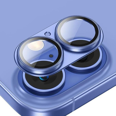 Girind Back Camera Lens Glass Protector for iPhone 16, iPhone 16 Plus(Pack of: 1)