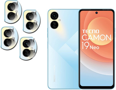 DAFFIN Back Camera Lens Glass Protector for Tecno Camon 19 Neo(Pack of: 4)
