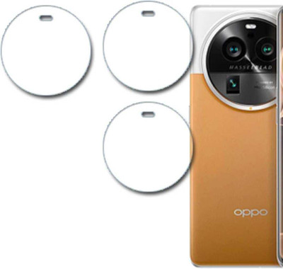 AHWAVEEDA Back Camera Lens Glass Protector for OPPO FIND X6 PRO CAMERA LENS(Pack of: 3)