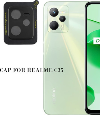 EJZATEX Back Camera Lens Glass Protector for REALME C35, BACK CAMERA LENS PROTECTOR(Pack of: 1)