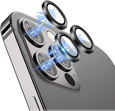 PhoneMistry Back Camera Lens Ring Guard Protector for iPhone 13 Pro Max(Pack of: 3)