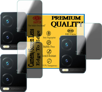 DAFFIN Back Camera Lens Glass Protector for Vivo T1X,Y33S,Y33T,Y21,Y21E,Y33G,Y21A,Y21G,Y21T(Pack of: 3)