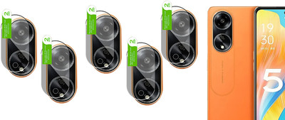 HIDEOUS Back Camera Lens Glass Protector for Oppo A1(Pack of: 5)